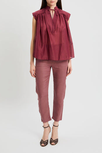 Blusa Rachel in mussola di miisto cotone - 3