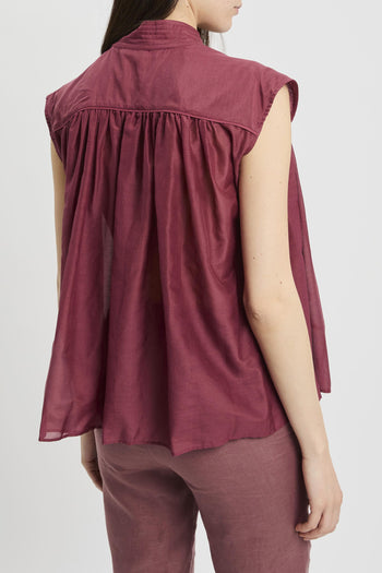 Blusa Rachel in mussola di miisto cotone - 4