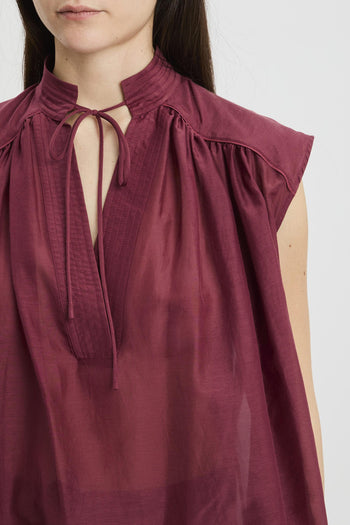 Blusa Rachel in mussola di miisto cotone - 6