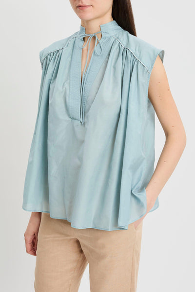Blusa Rachel in mussola di miisto cotone