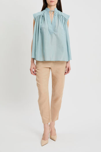 Blusa Rachel in mussola di miisto cotone - 2