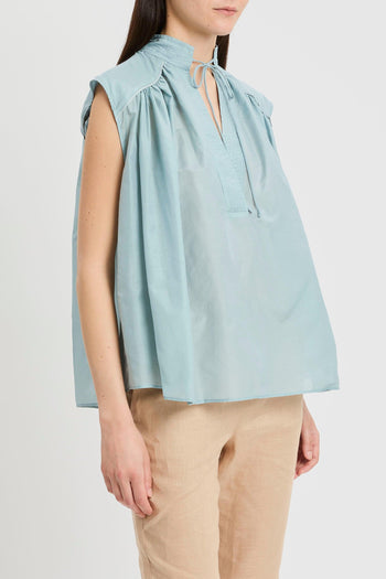 Blusa Rachel in mussola di miisto cotone - 4