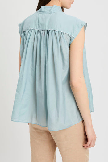 Blusa Rachel in mussola di miisto cotone - 5