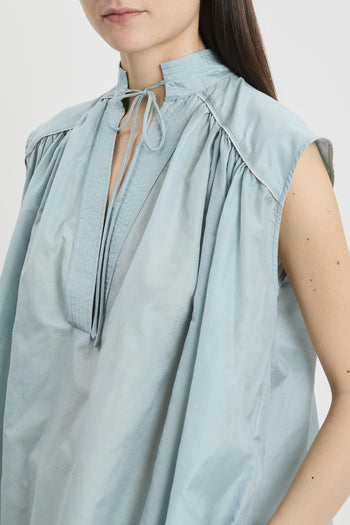Blusa Rachel in mussola di miisto cotone - 6