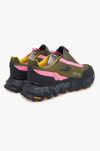 Sneaker slip-on Sciliard in tessuto con zip - 3