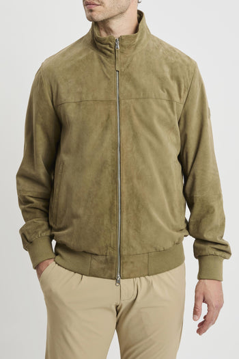 Bomber in pelle scamosciata - 2