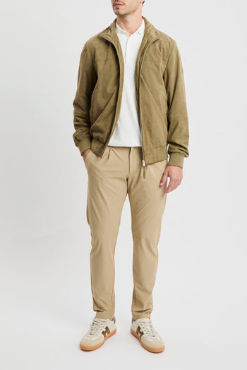 Bomber in pelle scamosciata - 8