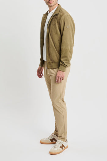 Bomber in pelle scamosciata - 9