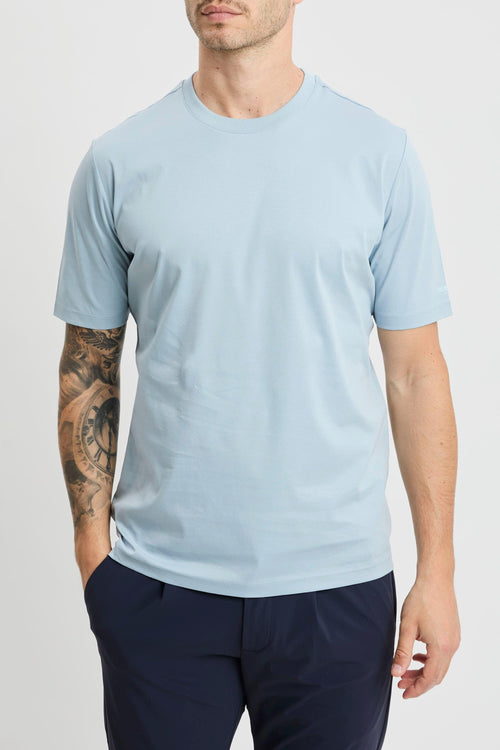 T-shirt girocollo in cotone