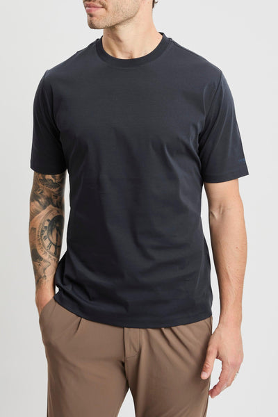 T-shirt girocollo in cotone