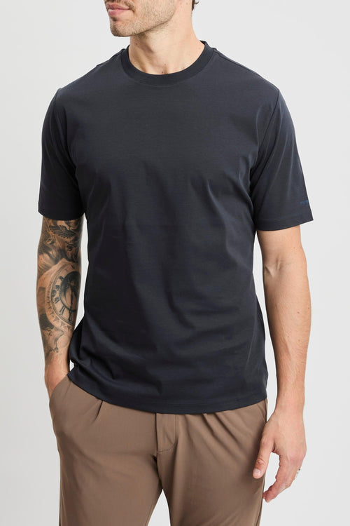T-shirt girocollo in cotone
