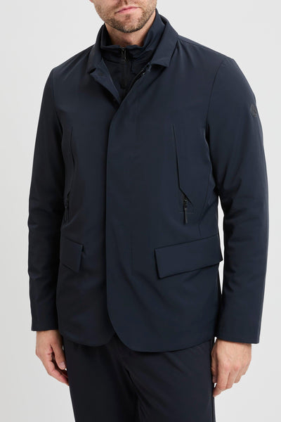 Giacca travel in tessuto tecnico