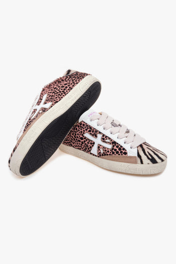 Sneaker Steven in cavallino maculato e zebrato - 4