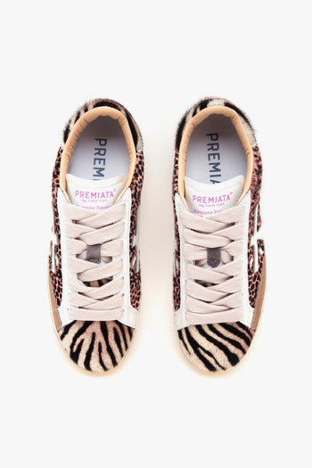 Sneaker Steven in cavallino maculato e zebrato - 5