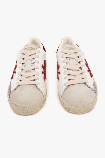 Sneaker Steven in pelle e camoscio - 5