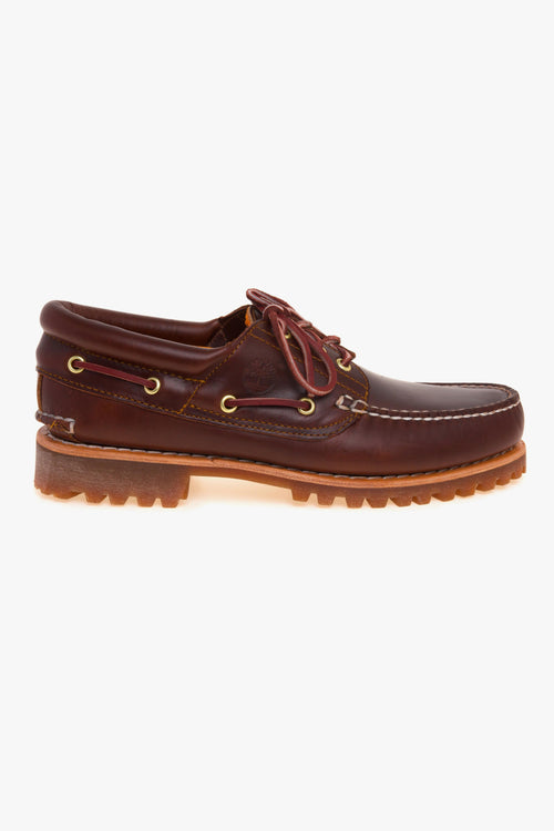 Scarpa da barca Authentic 3-Eye Lug in pelle
