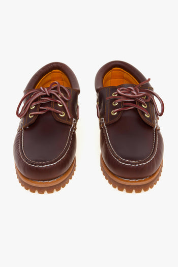 Scarpa da barca Authentic 3-Eye Lug in pelle - 5