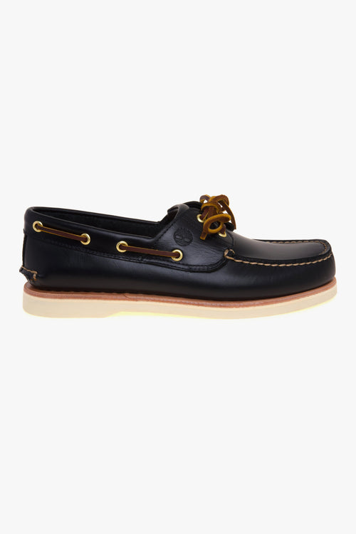 Mocassino da barca Crafted in camoscio con suola in Vibram