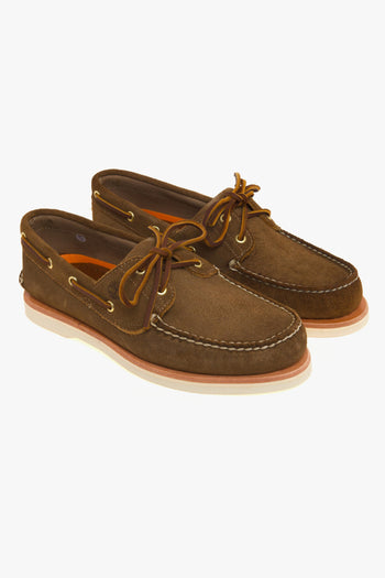 Mocassino da barca Crafted in camoscio con suola in Vibram - 2