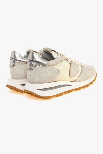 Sneaker Tropez High in camoscio e tessuto con dettagli metallici - 3