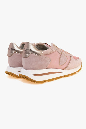 Sneaker Tropez High in camoscio e tessuto con dettagli metallici - 3