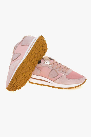 Sneaker Tropez High in camoscio e tessuto con dettagli metallici - 4