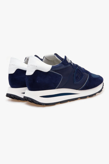 Sneaker Tropez Haute in pelle, camoscio e tessuto - 3