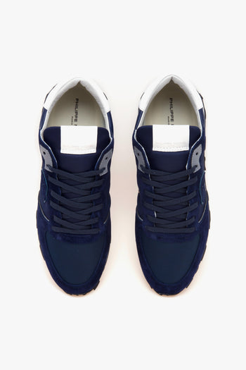 Sneaker Tropez Haute in pelle, camoscio e tessuto - 5