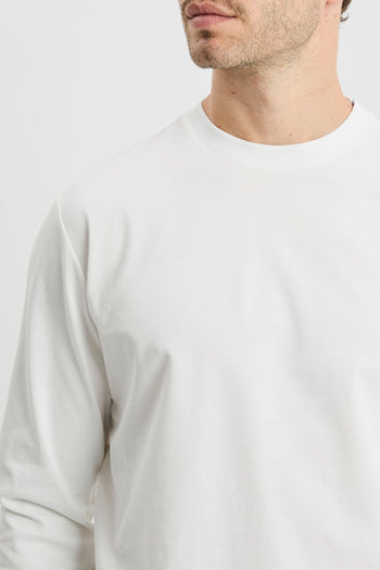 Felpa a girocollo in cotone elasticizzato - 7