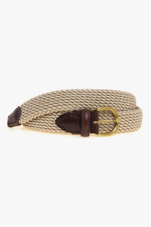 Cintura in treccia elasticizzata