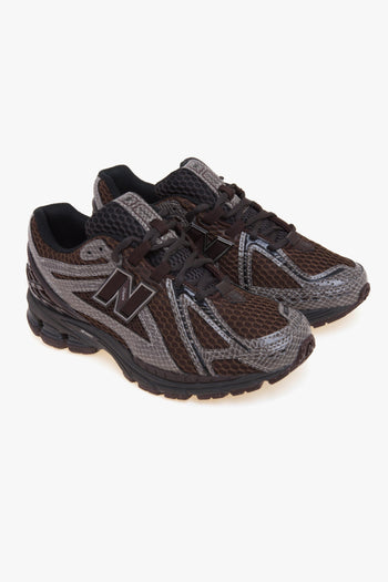 Sneaker 1906R in ecopelle stampa pitone e tessuto - 2