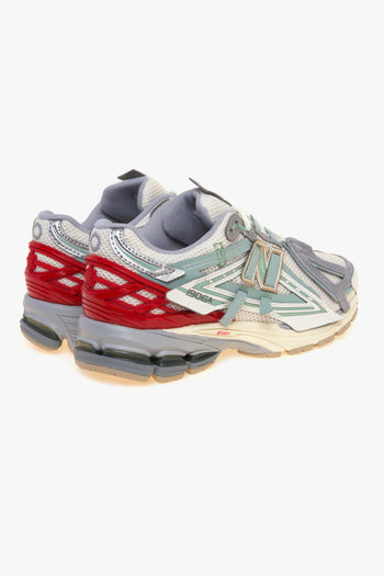 Sneaker 1906A in ecopelle, mesh e camoscio a pannelli sovrapposti - 3