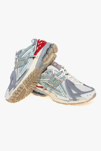 Sneaker 1906A in ecopelle, mesh e camoscio a pannelli sovrapposti - 4