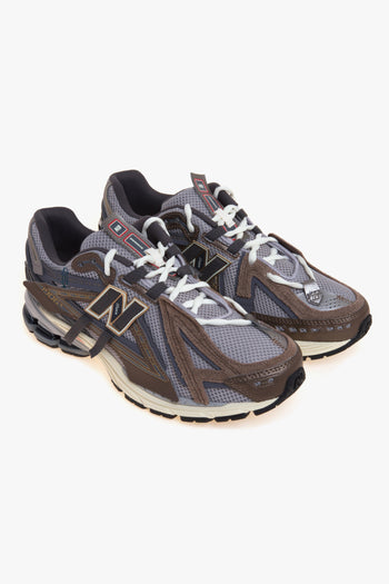 Sneaker 1906A in ecopelle, mesh e camoscio a pannelli sovrapposti - 2