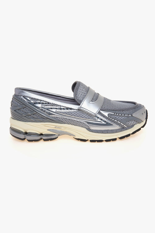 Loafer 1906L in pelle e tessuto