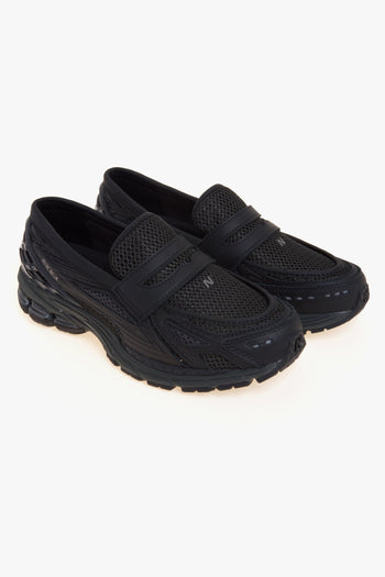 Loafer 1906L in pelle e tessuto - 2