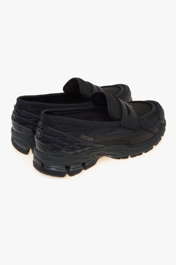 Loafer 1906L in pelle e tessuto - 3