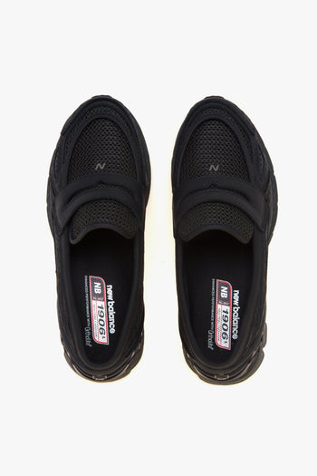 Loafer 1906L in pelle e tessuto - 5