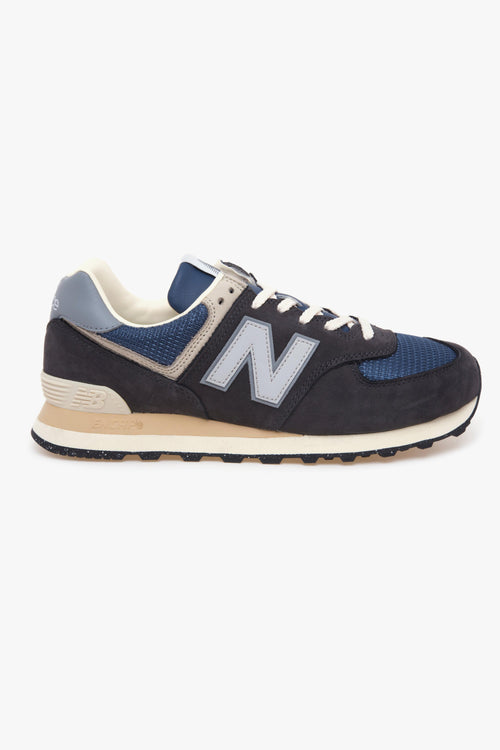 Sneaker 574 in nabuck e tessuto