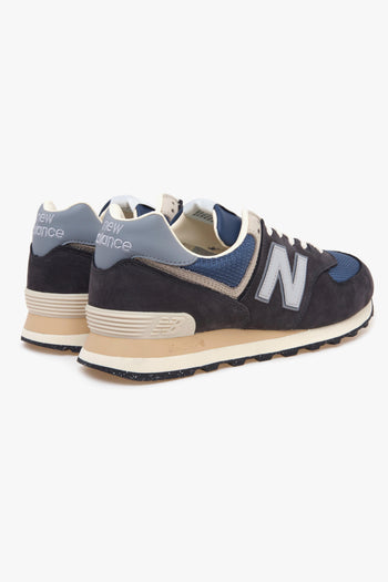 Sneaker 574 in nabuck e tessuto - 3