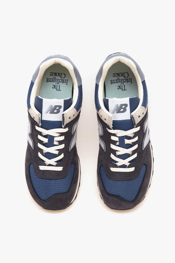 Sneaker 574 in nabuck e tessuto - 5