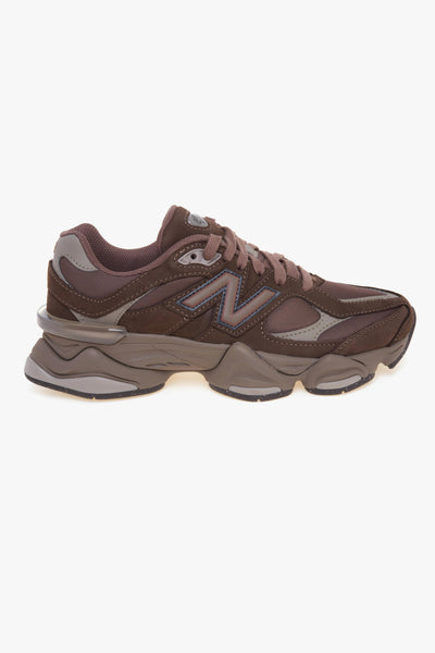 Sneaker 9060 in nabuck e tessuto
