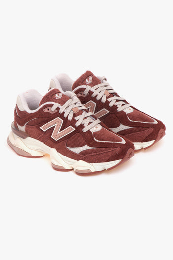 Sneaker 9060 in camoscio e tessuto CAFFE' - 2