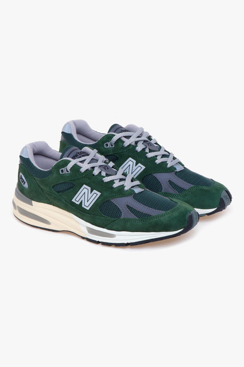 Sneaker 991 v2 in camoscio e mesh - 2