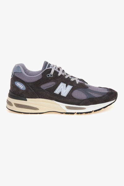 Sneaker 991v2 in camoscio e tessuto