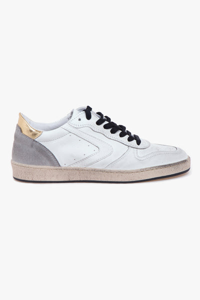 Sneaker Davis in pelle effetto vintage