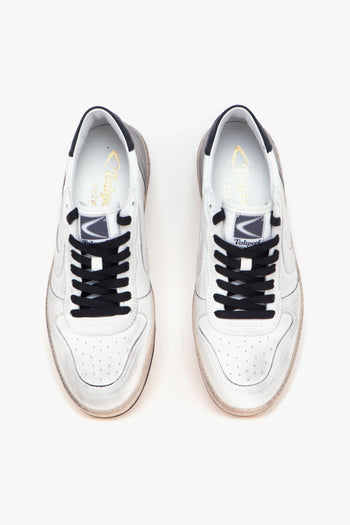 Sneaker Davis in pelle effetto vintage - 5