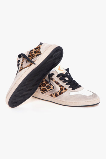 Sneaker 1920 Devis Limited in camoscio e cavallino maculato - 4