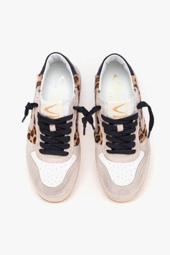 Sneaker 1920 Devis Limited in camoscio e cavallino maculato - 5