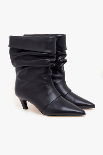 Tronchetto Virgee in pelle con tacco 55 mm - 2